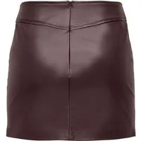 ONLY Lederimitatrock ONLBITTEN FAUX LEATH MINI SKIRT CC OTW Lederimitat