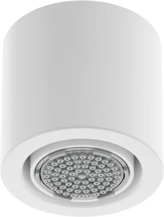 Neuesbad Serie 600 Kopfbrause 1 Strahlart mit schwenkbarem Auslauf, Oberfläche: weiss matt NB1NQS_A30K1
