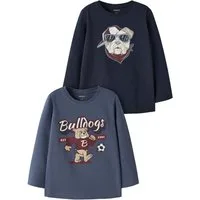 Name It T-Shirt NMMVUX 2P LS TOP (Packung, 2-tlg) Baumwollmischung