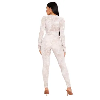 Missy Empire - Bodysuit für Damen, Tropfenausschnitt (Steinfarben)