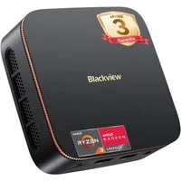 blackview 2026 AMD Ryzen 3 16GB + 512GB/Bluetooth-Lautsprecher Mini-PC (AMD AMD Ryzen 3, AMD Ryzen 3300U, 16 GB RAM, 512 GB SSD, Windows 11 Pro, bis zu 3,5 GHz, 4K UHD, HDMI Gigabit Ethernet)