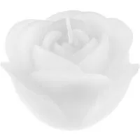 Santex Formkerze Kerze in Rosenform, Ø7cm x 4,5cm. Rosenkerze, Geschenk
