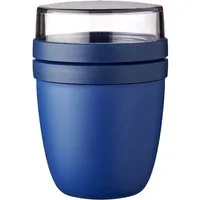 Mepal Lunchbox Lunchpot Ellipse 500 ml, Vivid Blue, für Müsli oder Joghurt To Go, Geeignet für Tiefkühler, Mikrowelle, Spülmaschine
