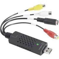 Renkforce USB 2 VIDEO GRABBER RF-5044660 Gameplay-Aufnahmegerät (inkl. Video-Bearbeitungssoftware, Plug und Play)