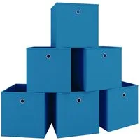 VCM Faltbox 6er Set Faltbox Klappbox Aufbewahrungsbox Boxas (Spar-Set, 6 St., 6)