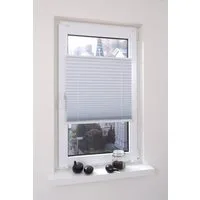Liedeco Plissee Klemmfix Thermo, verdunkelnd, ohne Bohren, verspannt, Klemmfix
