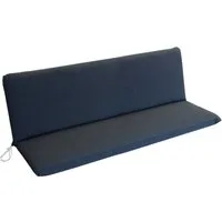 TPFGarden Bankauflage ATLANTA, Polsterauflage - 3-Sitzer Gartenbankauflage - anthrazit - 138x44x44cm
