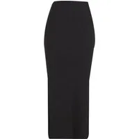 URBAN CLASSICS Sommerrock Urban Classics Ladies Rib High Slit Skirt (1-tlg)