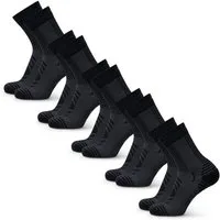 DANISH ENDURANCE Basicsocken Merino Hiking Light (5-Paar) Leicht & gepolstert, Anti-Blasen Socken, Ideal zum Wandern