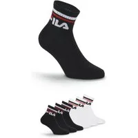 Fila Kurzsocken UNISEX QUARTER PLAIN SOCKS (6-Paar) mit Logo-Schriftzug