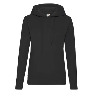 Fruit of the Loom - "Classic 80/20" Kapuzenpullover für Damen (Schwarz)