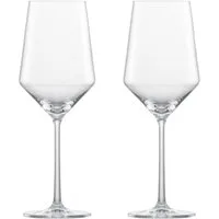 Zwiesel Glas Weißweinglas Sauvignon-Weißweinglas 2er-Set Pure, Glas, 400ml, Tritan-Kristallglas, spülmaschinenfest, Antihaft
