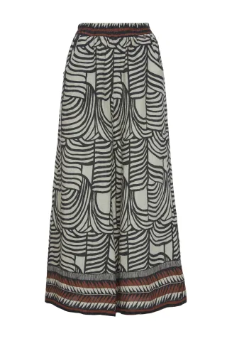 bsb - Culotte mit weitem Bein braun - Gr. - S