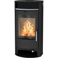 Fireplace Kaminofen »Parma Stahl«, Dauerbrand geprüft, Lieferung bis ins Wohnzimmer, 6,3 kW, Dauerbrand, geprüft, für Anthrazit Nuss 3 geeignet, Exklusiv, schwarz