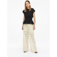 s.Oliver Chinos Hose Wide-Leg-Hose aus Crochet