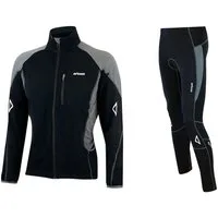 Airtracks Fahrradhose Herren Thermo Radtrikot Set Pro T (Fahrradtrikot Set, 2-tlg., Fahrradhose lang + Fahrradtrikot Langarm für Herbst-Winter) » S M L XL XXL XXXL «