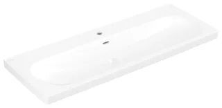 Villeroy & Boch Schrankwaschtisch Skyla 5A51C5 1200x460mm,, 1 Hahnloch mit Überlauf Stone White cpl 5A51C5RW