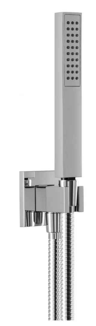 Herzbach Spa Wannenset eckig abg stab eckig messing bs 125 chrom, 11.630422.2.01 11.630422.2.01