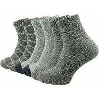 GAWILO Kuschelsocken für Damen für warme Füße an kalten Tagen - extra weich & flauschig (6 Paar) Haussocken aus flauschigem Material für optimalen Tragekomfort