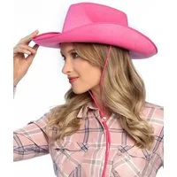 Boland Kostüm Cowgirl-Hut Junggesellinnen-Hut pink