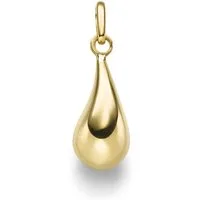 Schmuck Krone Kettenanhänger Anhänger Tropfen 19.5x6.6mm aus 585 Gelbgold, Gold 585