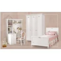Möbel-Zeit Jugendzimmer-Set ROMANTICA Kinderzimmer, 4-tlg., (4-tlg)