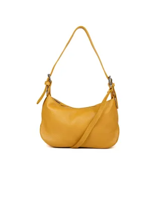 Giulia Monti Schultertasche Senfgelb