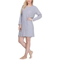 Moonline Sleepshirt Damen Nachthemd kurz Sleepshirt aus 100% Baumwolle von Größe S - 4XL