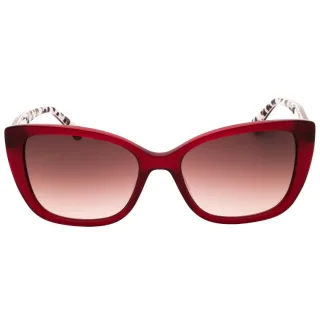 Moschino Sonnenbrille In Karminrot