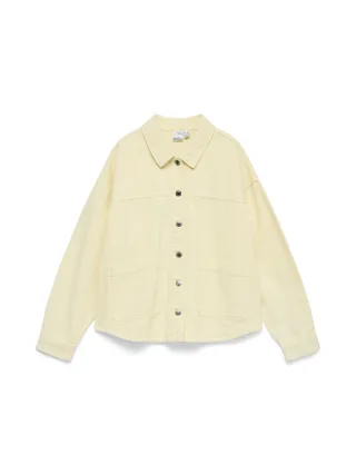 VERO MODA - VMJAMIE LS DENIM SHACKET MIX GA NOOS Mellow Yellow - Gr. - XL
