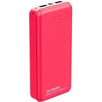 OUTMARK SWIFTER 20.000mah, 2x USB-A Ausgang, 1x USB-C Ladeeingang Akku Powerbank 20000 mAh, Fast Charge 2 x 2,4A