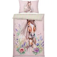 REDBEST Kinderbettwäsche Kinder-Wendebettwäsche, Polyester, Microfaser Tiermotive