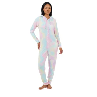 Brave Soul - "It Was All A Dream" All-in-One Nachtwäsche für Damen, Schmal (Pastell-Rosa)