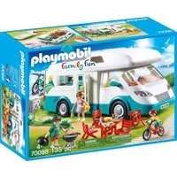 Playmobil® Familien-Wohnmobil (70088), Family Fun Konstruktions-Spielset, (135 St), Made in Europe