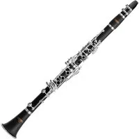 Classic Cantabile Klarinette CLK-45 - aus ABS-Kunststoff in Holzoptik Bb boehmisch, 17 Klappen, 5 Ringe - Mechanik versilbert - ideales Schülerinstrument