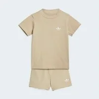 adidas Originals Trainingsanzug TEE SET (2-tlg), für Babys, zweiteiliges Set, aus Baumwolle