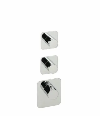Herzbach CEO XL 2 Thermostat Unterputz 3 Blenden, 36.522015.1.01 36.522015.1.01