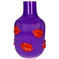 Giftcompany Dekovase Vase L´Amour Lippen Lila (30cm)