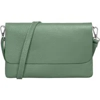 Caspar Clutch Abendtasche Damen Leder Handtasche - CLASSIC LINE - Modell No.835, leicht, elegant & unempfindlich - 100% Echtleder - Handmade in Italy