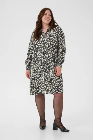 Kleid KCjamia Kleid A-shape black white