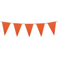 Boland Hängedekoration Wimpelkette PE 45x30cm L: 10m, Orange