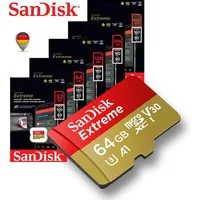 Sandisk Extreme 4K microSD Karte Memory Card 32GB 64GB 128GB 256GB 512GB Speicherkarte (32 GB)