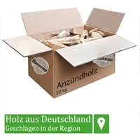 Flameup Kaminholz Holz Anzündholz Kamin Brennholz Buche 30 kg Kaminholz Anfeuerholz, 30 kg