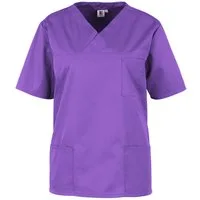 BEB Schlupfbluse beb Basic Kasack Unisex Kurzarm Violett