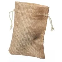 MARELIDA Aufbewahrungstasche Jutebeutel Geschenkverpackung Jutesäckchen zum Befüllen DIY 14x10cm (1-tlg)