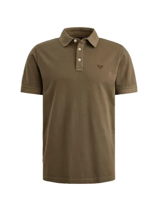 PME Legend - garment dyed pique ivy green - Gr. - L