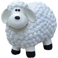 Geschenkestadl Gartenfigur Bunte Schafe viele Farben 30cm x 17cm x 23cm wetterfeste Gartenfigur
