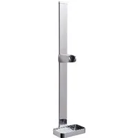 Euroshowers GmbH Duschbrause Duschstange ohne Bohren mit Duschkopf 3M Klebemontage Chrom, Zum Kleben