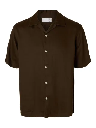 SELECTED MEN - SLHREGNOA MIX SHIRT SS RESORT - Gr. - XL