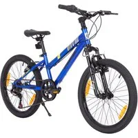 Vankel Kinderfahrrad 20 Zoll, mountainbike, ab 6 Jahren, Kinder jungen mädchen, 6 Gang, Kettenschaltung, Mädchen Jungen Fahrrad mit V-Bremse, sportliches Design